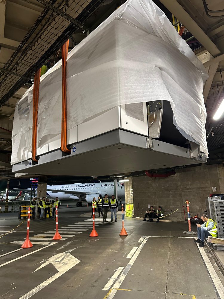 Instalación de máquina enfardadora